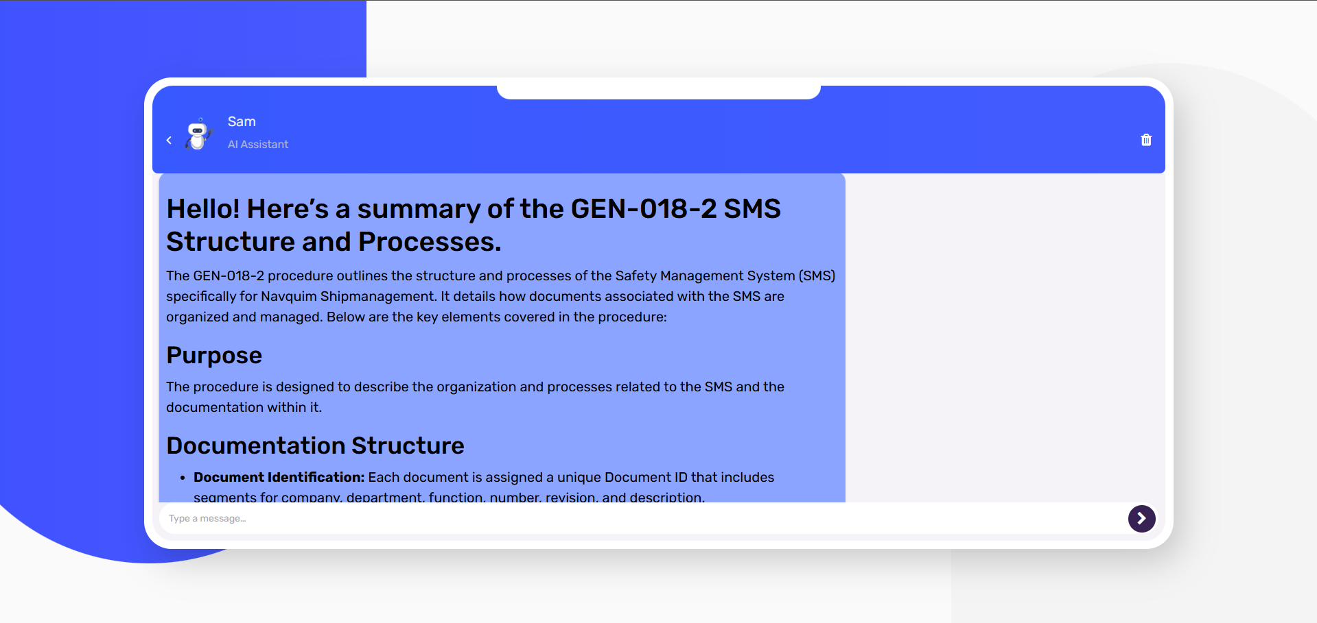 SMS Checklist